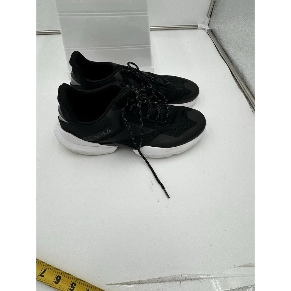 Reebok Men's Split Fuel Sneaker DV5447 Black/True Grey/White Size 13M ulra lite